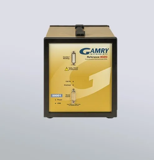 Gamry Reference 3020 Potentiostat/Galvanostat/ZRA für Korrosion (DC), Impedanzspektroskopie (EIS), Physikalische Elektrochemie (PHE), Pulsvoltammetrie (PV), Elektrochemisches Rauschen (ESA) und Elektrochemische Energie (PWR) incl. schwebende Masse (galv. Trennung von der Schutzerdung)